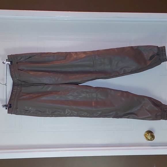 Forever 21 Faux Leather Joggers - Picture 1 of 8